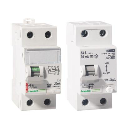 China PA66 / PC C20 RCCB Types 40 Amp Circuit Breaker Residual Current Circuit Breaker for sale