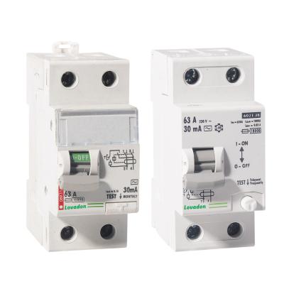 China PA66/PC LCB3L-63 RCCB White 4p RCCB Circuit Breaker Residual Current Circuit Breaker For Sale for sale