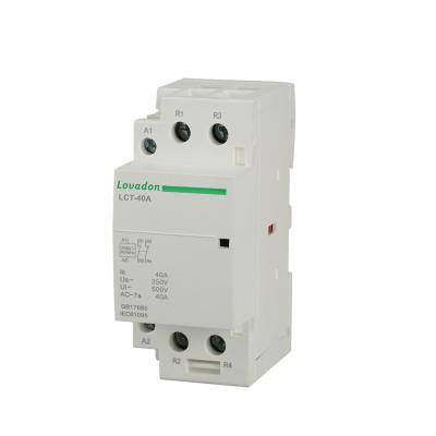 China PA 66 LCT-40 Low Voltage Modular Contactor AC Magnetic Contactor 220V 240V 40A for sale