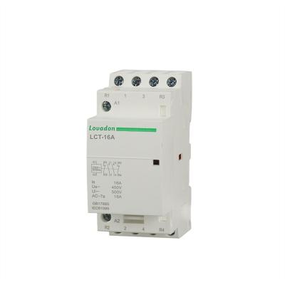 China PA66 LCT 16A 50 Hz PA66 4 Pole General Electric 220v Coil AC Contactors Magnetic Contactor for sale