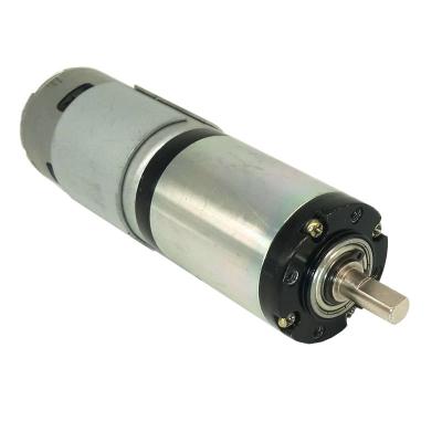 China Totally Enclosed 36 Volt Geared DC Motor 12V 24 V 100 RPM 18V High Torque 42mm DC Planetary Gear Motor for sale