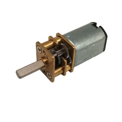 China 12Mm Miniature High Torque N20 Low RPM Dc Motor Prices Totally Enclosed Toy Brush 12V DC Electric Motor for sale