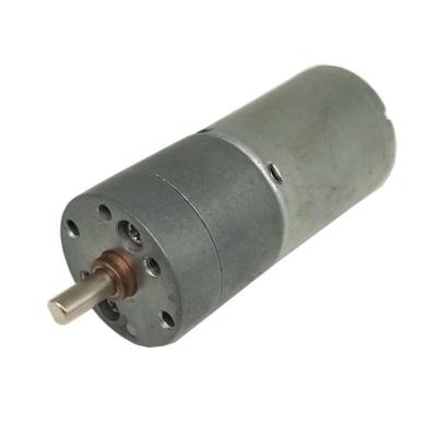 China Totally Enclosed Mini Electric Gear Motor High Torque 25Mm Small DC 20Rpm Gear Motor for sale