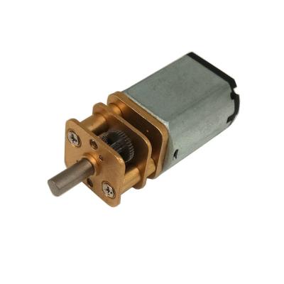 China Totally Enclosed 3V 150 Rpm Mini Motor Dc Micro Gear Motor For Door Lock 15Mm Geared Dc Motor for sale