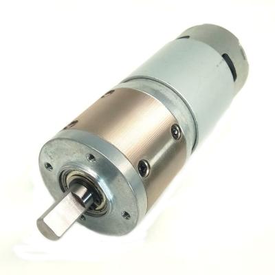 China High Torque 12V 24V DC Drill 50Mm Planetary Gear Motor Fully Enclosed Gear Reduction Motor for sale