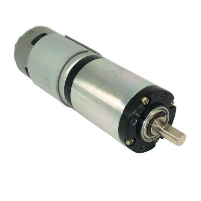 China Totally Enclosed 12V 24V 80 Rpm DC Brushed Gear Motor Gear Reducer Planetary Gearbox With Motor for sale