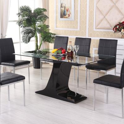 China (Other) Wholesale Luxury Modern Simple Design Adjustable GlassTop With Dining Tables Restaurant Marble Paper Home Furniture for sale