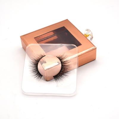 China Long Synthetic False Silk Wholesale Natural Mink Lashes Strip Eyelashes Private Label Cotton Vendor for sale