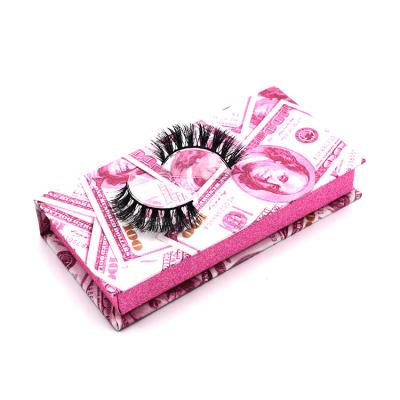 China Long Natural Lashes Wholesale 15mm Mink Lashes Eyelash Vendor With Custom Boxes for sale