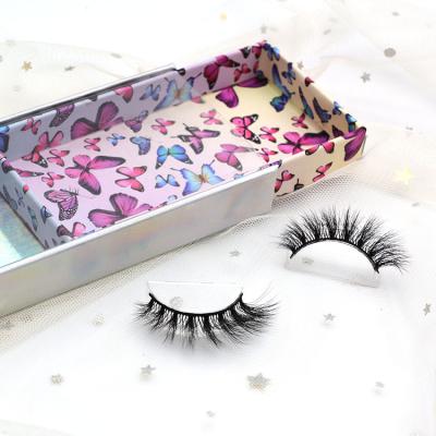 China Wholesale Natural Long Bulk 10D 16Mm Mink Strip Eyelashes Vendor Premium Mink Lash 16mm Mink Eyelashes for sale