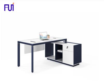 China Modern Extendable L Shaped Office Table Manager Furniture Office Wooden Office Tables for sale