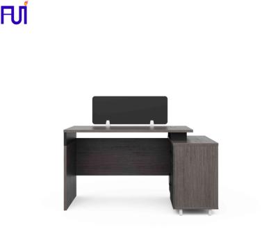 China Modern Hot Selling Workstation Design Wooden Single Workstation Office Staff 1.4m Separation Table For Office for sale