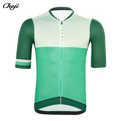 China Breathable cheji men's tank top cycling shorts sleeves clothing bicycle team pro top customization quick-dry bike shirt for sale