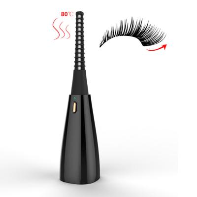 China New Black PASSIONATE Lash Separating Popular Design Pink Rechargeable Heating Eyelash Curler for sale