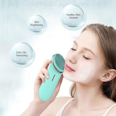 China 2022 Hot Sale Facial Beauty DEEP CLEANSING Device 4 In 1 Electric Sonic Face Brush For Deep Cleaning for sale