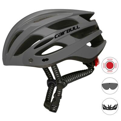 China Cycling Bicycle Helmet CAIRBULL SPARK Face Half Face Bike Cycling Helmet with Sun Visor and LED Lights Longboard Helmet for sale