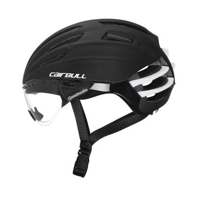 China Bicycle Cycling Helmet CAIRBULL SHIPPING MASTER Bicycle Helmet For Adult With Sun Visor And Glass for sale