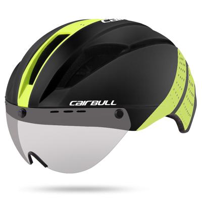 China MTB Cycling Road Bike Helmet CAIRBULL VANISTAR Cycling Helmet For Adult With Clear And Shine Shield for sale