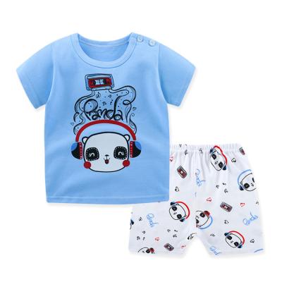 China 100 Causal Cotton Personalized Baby Clothes T-shirt Printing Malaysia Kids Boys Suite for sale