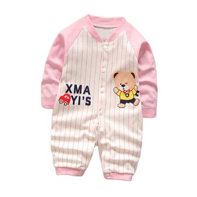 China New Casual Organic Infant Clothing Skull Boy Clothes Baby Rompers 100 Cotton For Summer for sale