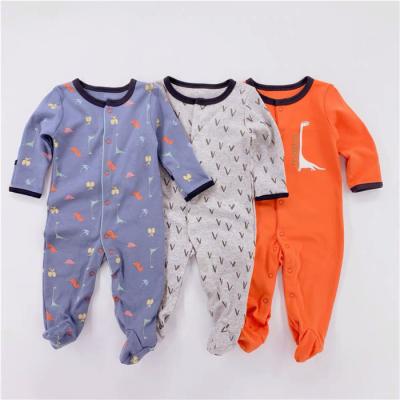 China Fall Casual Orange Handmade Maternity Boutique 3 Set Chiffon Baby Rompers for sale