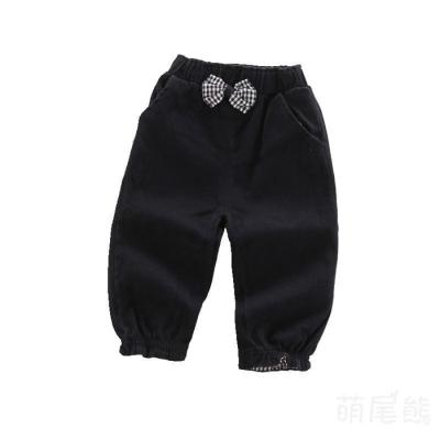 China Wholesale breathable casual small and medium straight pants loose children's puritan pants elastic waist for sale