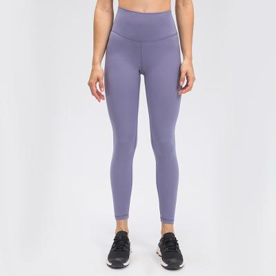 China Breathable D19037-2 2021 Autumn New Winter Classic High Waist Hip Lift Running Tight Stretch Workout Tights for sale