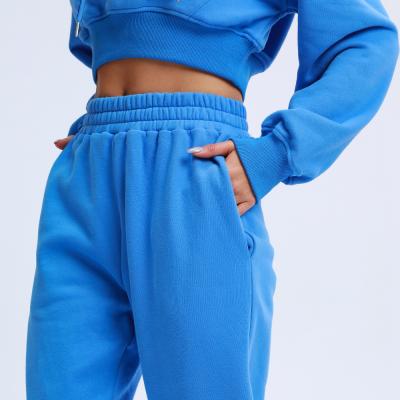 China Autum TZ5640 Breathable Hoodies And Jogger Yoga Woman Workout Legging 2 Piece Set for sale