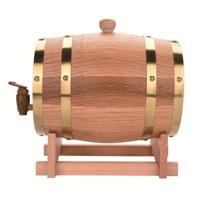 China Good looking eco-friendly high quality horizontal barrel wooden barrel for salecan customize wine barrel for sale