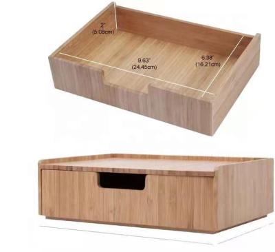 China Sustainable Wooden Cosmetics Storage Box Drawer Storage Box Jewelry Box for sale