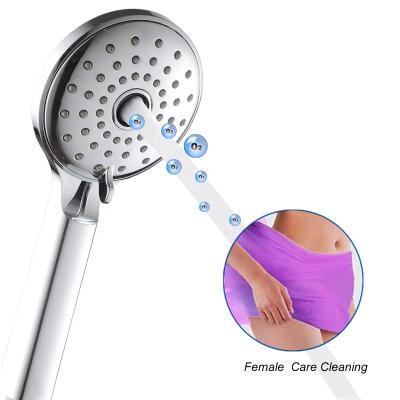 China New Hot Sale Hand Shower 2 Functions Chrome ABS Plastic Rain Shower for sale