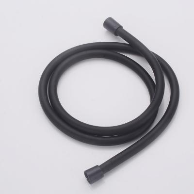 China Modern Good Quality Black Piping PVC Plastic Flexible Shower Hose For Hand Shower Shower Bidet Hose for sale