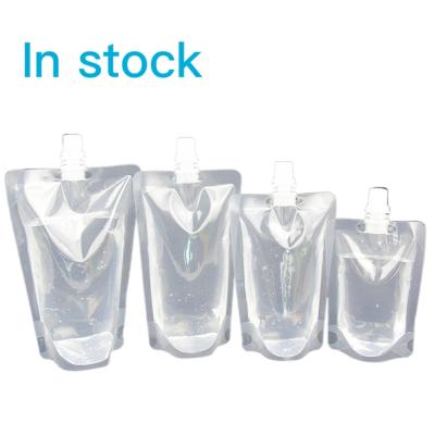 China Recyclable Custom Disposable Liquid Certified Plastic Fruit Drink Juice Bottle Shaped Pouch With Spout 250ml for sale