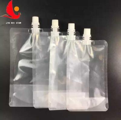 China Recyclable Custom Packaging Bag Spout Pouch Bag And Beverage Carry Bags 100ml for sale