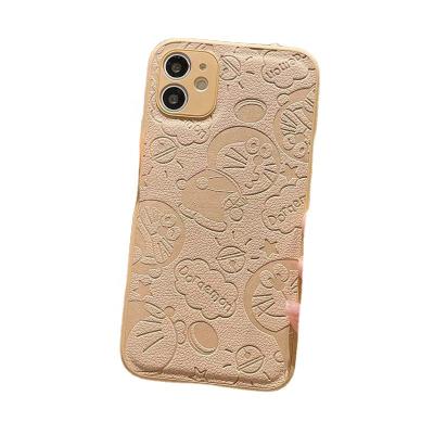 China Wholesale Shockproof PU Leather Case Iphone 12 For iphone 12 Case Yellow Cell Phone Protective Case for sale