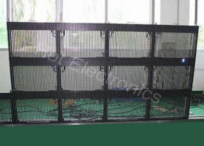 China Power Saving SMD LED Mesh Display , High Brightness Outdoor Led Mesh Curtain for sale