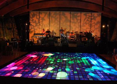 China Full Color Interactive Led Floor P6.25 Small Pixel Light Up Dance Floor Hire for sale