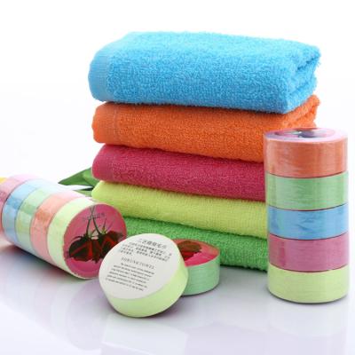 China Space Saving QUICK DRY Outdoor Compressed Cotton Cloth Hotel Travel Foot Bath Beauty Wash Disposable Compression Towel for sale