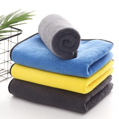 China Promotional Microfiber Car Cleaning Towel Quickly Wash Soft Comfortable Dry QUICK DRY Car With Logo Auto Detailing Wash Car Towel for sale