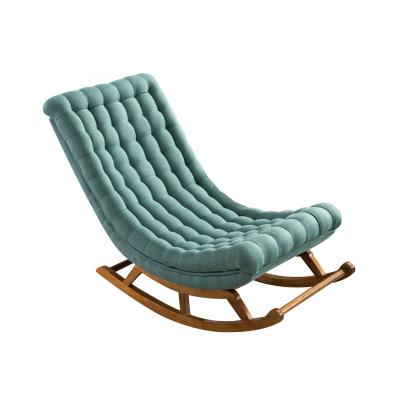 China Hot Sales Adjustable European Style Wooden Sitting Relex Rocking Chair (Other) Modern High Quality Factory for sale