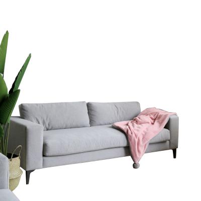 China Sectional Sofa Furniture Removable and Washable Simple European Sofa Three Seats Sofa Living Room (Size) Adjustable Nordic Modern Style Fabric for sale