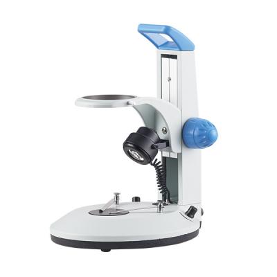 China stereo microscope track stand with Top and bottom LED Illumination with focus block for sale