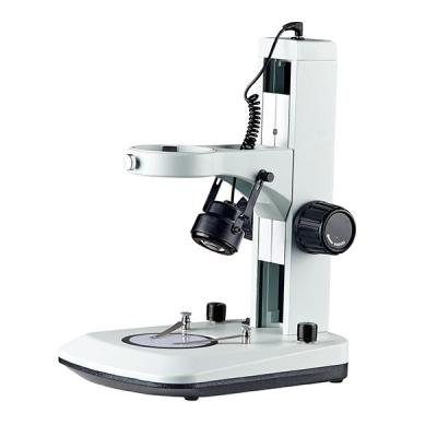 China track stand stereo zoom microscope track stand with led light top lighting for sale