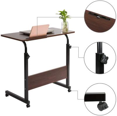 China Mobile Laptop Table Computer Desk (Height) Metal 2022 Modern Adjustable Wooden Top View Laptop Desk for sale