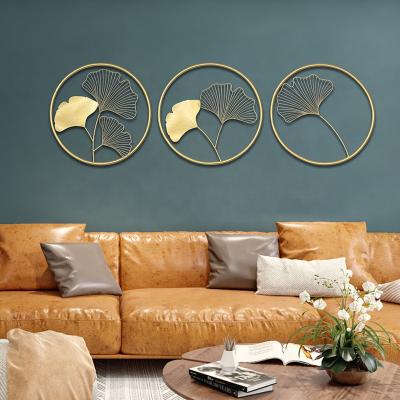 China Modular Round Set Wall Art Design Metal Luxury Decor for sale