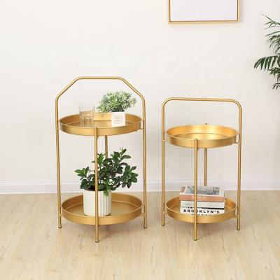 China Nordic Home Modular Decoration Living Room Tea Round Coffee Iron Modern Wrought Table for sale