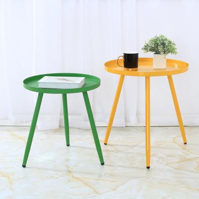 China Beautiful Modular Decor Iron Made Solid End Table Coffee Table for sale