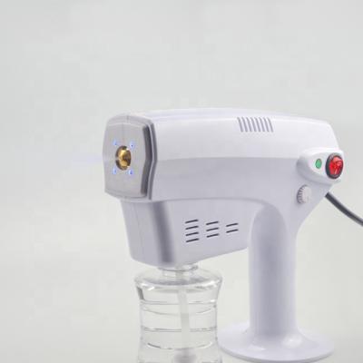 China 1200w Blu Ray Nano Spray Gun Garden Sanitizer Disinfecting Fog Machine For Car Room for sale