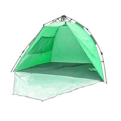 China 50+ 2 or 3 person camping tent luxury outdoor automatic open tent UV-resistant Oxford fabric waterproof for sale