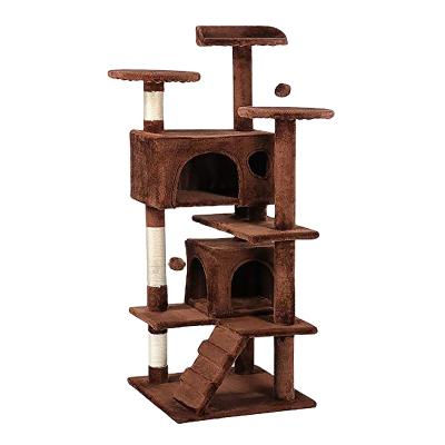 China Sustainable Luxury Products Cat Tree Scratching Sisal Posts Modern Pet Cat Furniture for sale